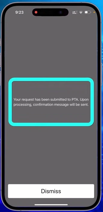 a screen shot of a phone