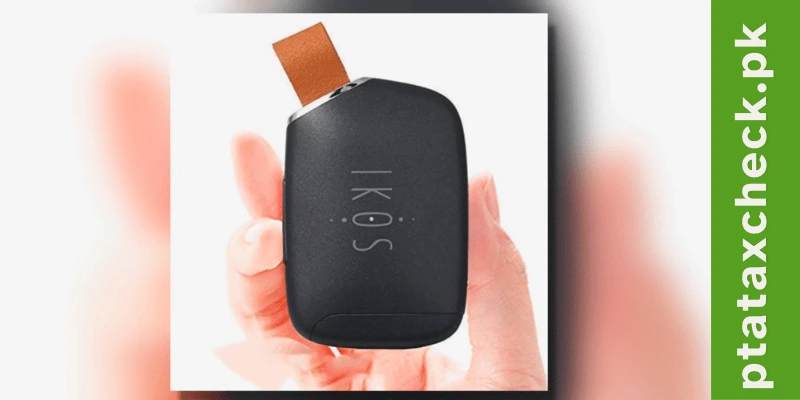 a hand holding a device