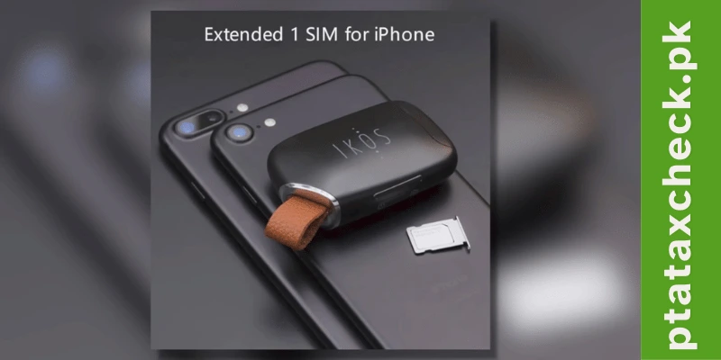 a cell phone and a sim card