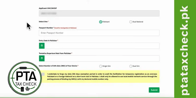 a screenshot of a computer for PTA Tax Guide
