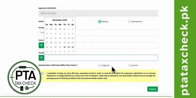 a screenshot of a computer for PTA Tax Guide